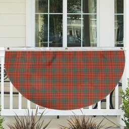 ScotsTee Shop Scottish MacDougall Ancient Tartan Non-Pleated Fan Flag Bunting Banner