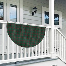 ScotsTee Shop Scottish Newfoundland Labrador Province Canada Modern Tartan Non-Pleated Fan Flag Bunting Banner
