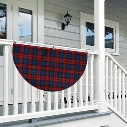 ScotsTee Shop Scottish MacLachlan Modern Tartan Non-Pleated Fan Flag Bunting Banner