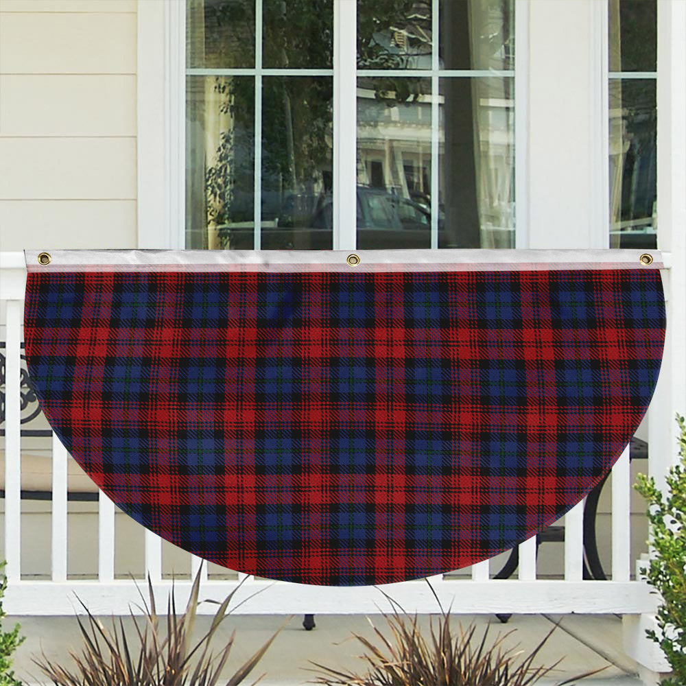 ScotsTee Shop Scottish MacLachlan Modern Tartan Non-Pleated Fan Flag Bunting Banner