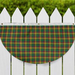 ScotsTee Shop Scottish McMillan Old Ancient Tartan Non-Pleated Fan Flag Bunting Banner