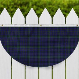 ScotsTee Shop Scottish Weir Tartan Non-Pleated Fan Flag Bunting Banner