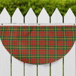 ScotsTee Shop Scottish MacDonald of Kingsburgh Modern Tartan Non-Pleated Fan Flag Bunting Banner