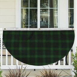 ScotsTee Shop Scottish McAuley Hunting Tartan Non-Pleated Fan Flag Bunting Banner