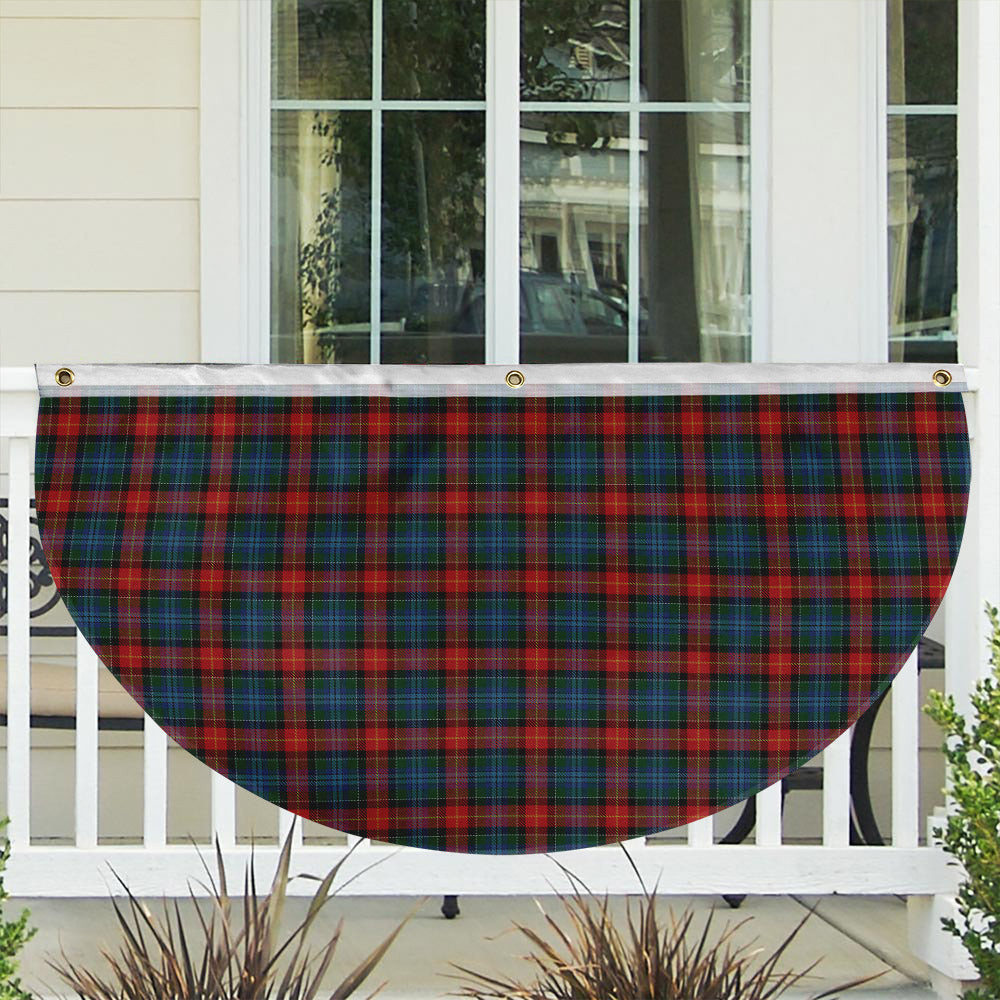 ScotsTee Shop Scottish Teall of Teallach Tartan Non-Pleated Fan Flag Bunting Banner
