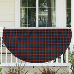 ScotsTee Shop Scottish Teall of Teallach Tartan Non-Pleated Fan Flag Bunting Banner