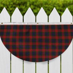 ScotsTee Shop Scottish Manson Tartan Non-Pleated Fan Flag Bunting Banner