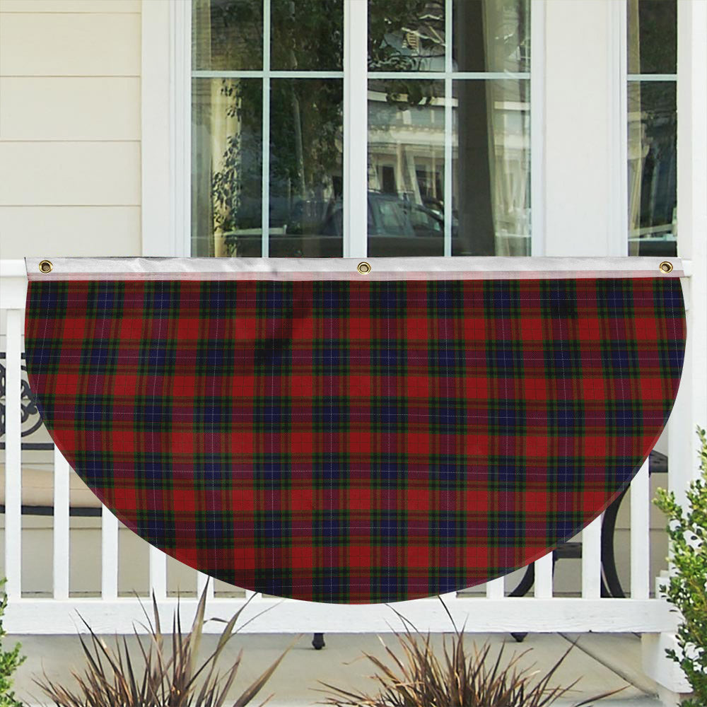 ScotsTee Shop Scottish Manson Tartan Non-Pleated Fan Flag Bunting Banner