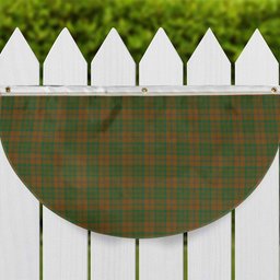 ScotsTee Shop Scottish McAlister of Glenbarr Hunting Modern Tartan Non-Pleated Fan Flag Bunting Banner