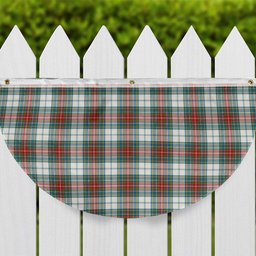 ScotsTee Shop Scottish MacBeth Dress Ancient Tartan Non-Pleated Fan Flag Bunting Banner