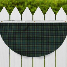 ScotsTee Shop Scottish Whitson Tartan Non-Pleated Fan Flag Bunting Banner