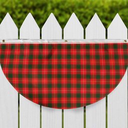ScotsTee Shop Scottish MacPhee Modern Tartan Non-Pleated Fan Flag Bunting Banner