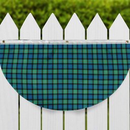 ScotsTee Shop Scottish Gunn Ancient Tartan Non-Pleated Fan Flag Bunting Banner