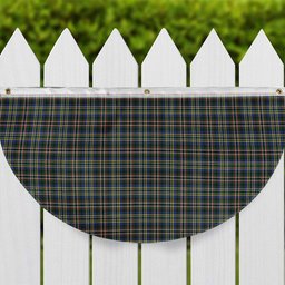 ScotsTee Shop Scottish Scott Green Modern Tartan Non-Pleated Fan Flag Bunting Banner