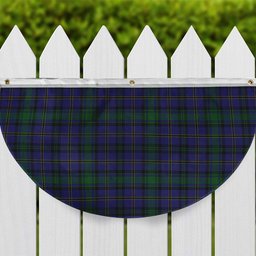 ScotsTee Shop Scottish Weir Modern Tartan Non-Pleated Fan Flag Bunting Banner