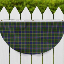ScotsTee Shop Scottish Turnbull of Thornton Tartan Non-Pleated Fan Flag Bunting Banner