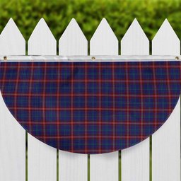 ScotsTee Shop Scottish Glenn Tartan Non-Pleated Fan Flag Bunting Banner