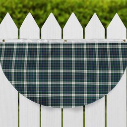 ScotsTee Shop Scottish McInnes Dress Modern Tartan Non-Pleated Fan Flag Bunting Banner
