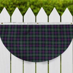 ScotsTee Shop Scottish Rose Hunting Modern Tartan Non-Pleated Fan Flag Bunting Banner