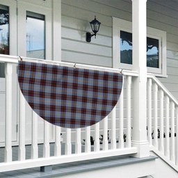 ScotsTee Shop Scottish Rutherford Ancient Tartan Non-Pleated Fan Flag Bunting Banner