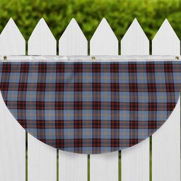 ScotsTee Shop Scottish Rutherford Ancient Tartan Non-Pleated Fan Flag Bunting Banner