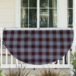ScotsTee Shop Scottish Rutherford Ancient Tartan Non-Pleated Fan Flag Bunting Banner