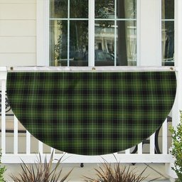 ScotsTee Shop Scottish MacIver Hunting Tartan Non-Pleated Fan Flag Bunting Banner