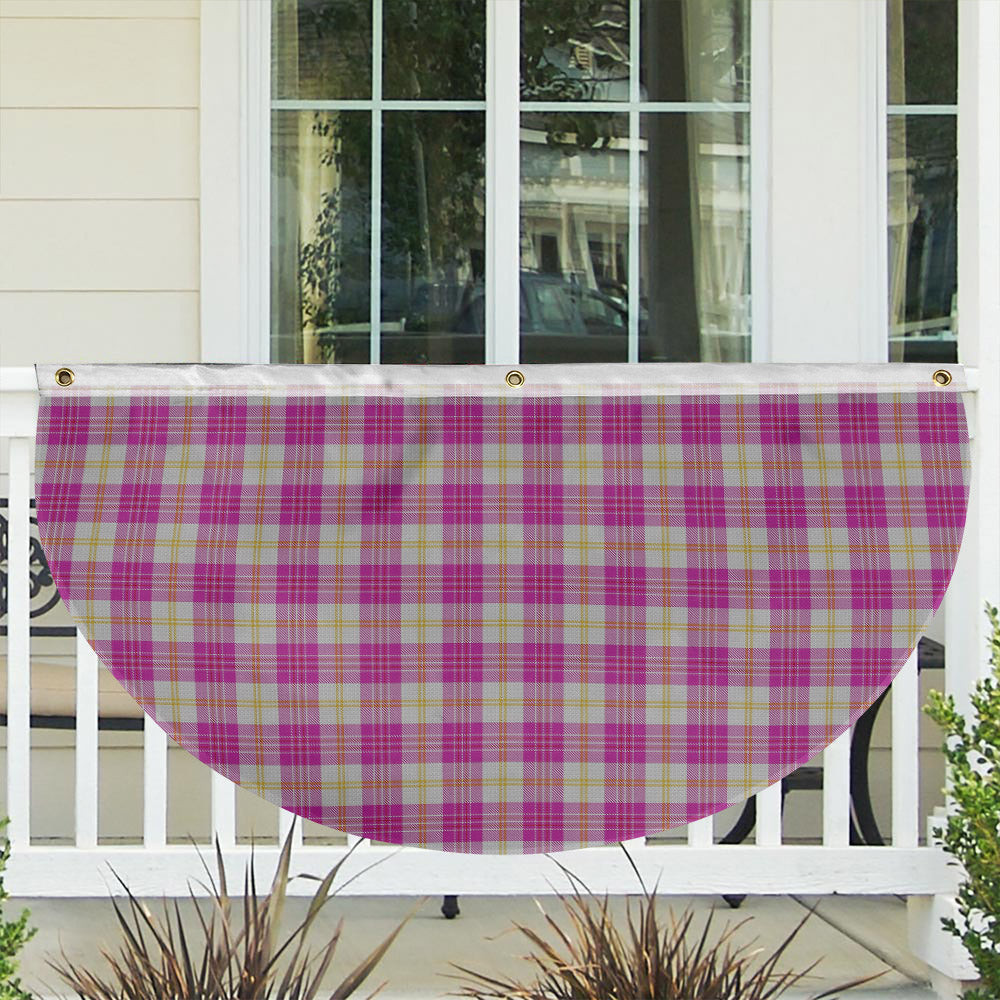 ScotsTee Shop Scottish Yair Dance Tartan Non-Pleated Fan Flag Bunting Banner
