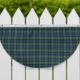 ScotsTee Shop Scottish MacKinlay Ancient Tartan Non-Pleated Fan Flag Bunting Banner