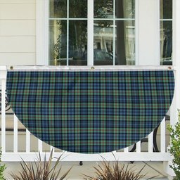 ScotsTee Shop Scottish MacKinlay Ancient Tartan Non-Pleated Fan Flag Bunting Banner