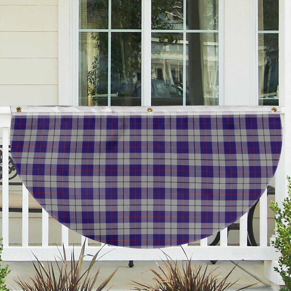 ScotsTee Shop Scottish MacRae Dress Purple 1 Tartan Non-Pleated Fan Flag Bunting Banner