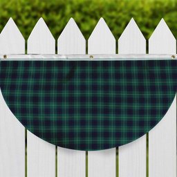 ScotsTee Shop Scottish Oliphant Modern Clan Tartan Non-Pleated Fan Flag Bunting Banner
