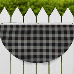 ScotsTee Shop Scottish Kinnieson Tartan Non-Pleated Fan Flag Bunting Banner