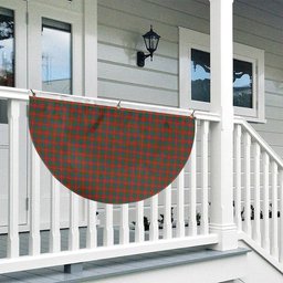 ScotsTee Shop Scottish Robertson White line New Ancient Tartan Non-Pleated Fan Flag Bunting Banner