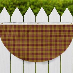 ScotsTee Shop Scottish MacMillan Dress Tartan Non-Pleated Fan Flag Bunting Banner