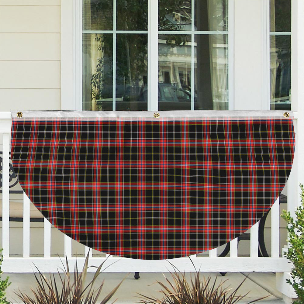ScotsTee Shop Scottish Norwegian Night Tartan Non-Pleated Fan Flag Bunting Banner