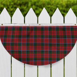 ScotsTee Shop Scottish Mcnaghten Tartan Non-Pleated Fan Flag Bunting Banner