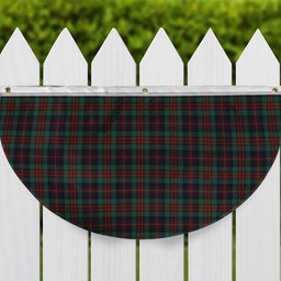 ScotsTee Shop Scottish McDuff Hunting Modern Tartan Non-Pleated Fan Flag Bunting Banner