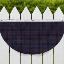 ScotsTee Shop Scottish Sandberg Tartan Non-Pleated Fan Flag Bunting Banner