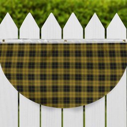 ScotsTee Shop Scottish MacLachlan 4 Tartan Non-Pleated Fan Flag Bunting Banner