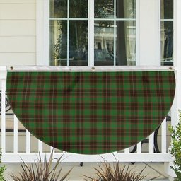 ScotsTee Shop Scottish MacFie Hunting Ancient Tartan Non-Pleated Fan Flag Bunting Banner
