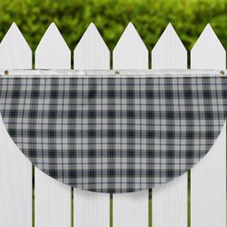 ScotsTee Shop Scottish MacTavish of Dunardry Dress Tartan Non-Pleated Fan Flag Bunting Banner