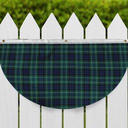 ScotsTee Shop Scottish MacNeill of Colonsay Modern Tartan Non-Pleated Fan Flag Bunting Banner