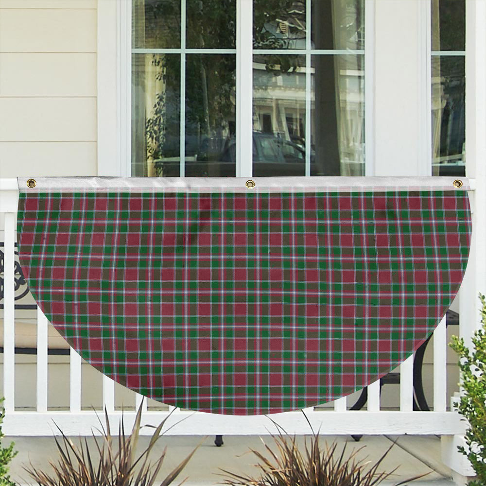 ScotsTee Shop Scottish Spens Ancient Tartan Non-Pleated Fan Flag Bunting Banner