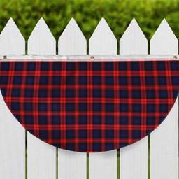 ScotsTee Shop Scottish McCracken Tartan Non-Pleated Fan Flag Bunting Banner