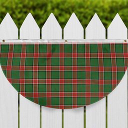 ScotsTee Shop Scottish Pollock Ancient Tartan Non-Pleated Fan Flag Bunting Banner