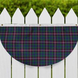 ScotsTee Shop Scottish Pitcairn Hunting Modern Tartan Non-Pleated Fan Flag Bunting Banner