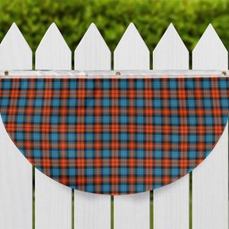 ScotsTee Shop Scottish MacLachlan Ancient Tartan Non-Pleated Fan Flag Bunting Banner
