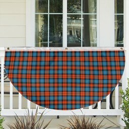 ScotsTee Shop Scottish MacLachlan Ancient Tartan Non-Pleated Fan Flag Bunting Banner