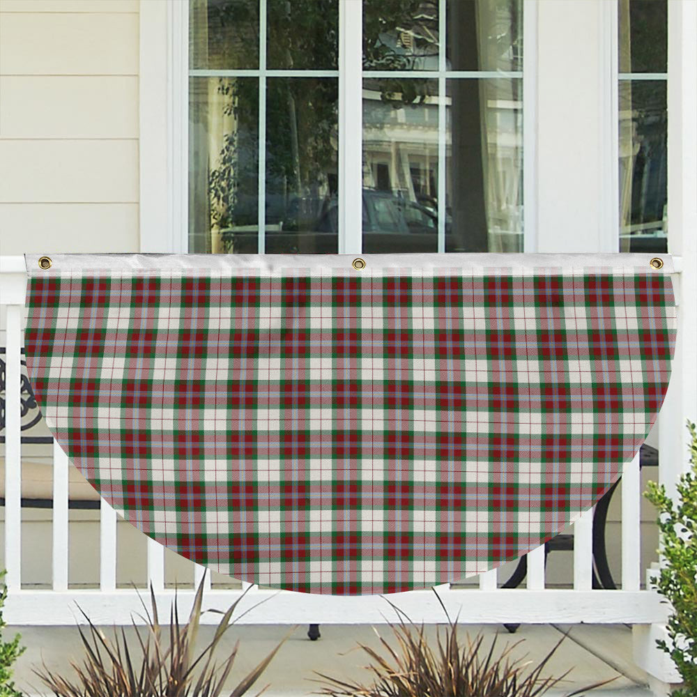 ScotsTee Shop Scottish McLean Dress Ancient Tartan Non-Pleated Fan Flag Bunting Banner